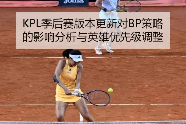 KPL季后赛版本更新对BP策略的影响分析与英雄优先级调整